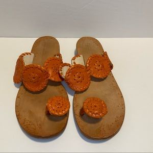 Jack Rogers Orange Sandals size 7